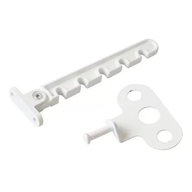ограничитель открывания для металлопластиковых окон Гребенка металл белый